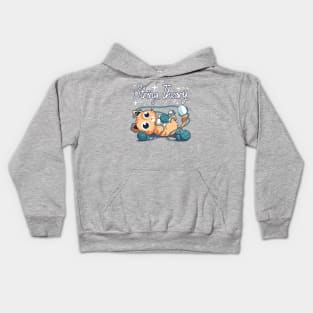 Kitty String Theory Kids Hoodie